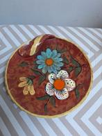 Vintage Majolica Schramberg Handgeschilderde Schaal, Antiek en Kunst, Ophalen of Verzenden