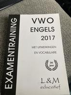Examentraining vwo engels 2017, L&m educatief, Ophalen of Verzenden, Engels, VWO