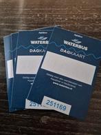 Dagkaarten Waterbus, Tickets en Kaartjes, Trein, Bus en Vliegtuig, Twee personen, Vliegtuig, Met bestemming of datum
