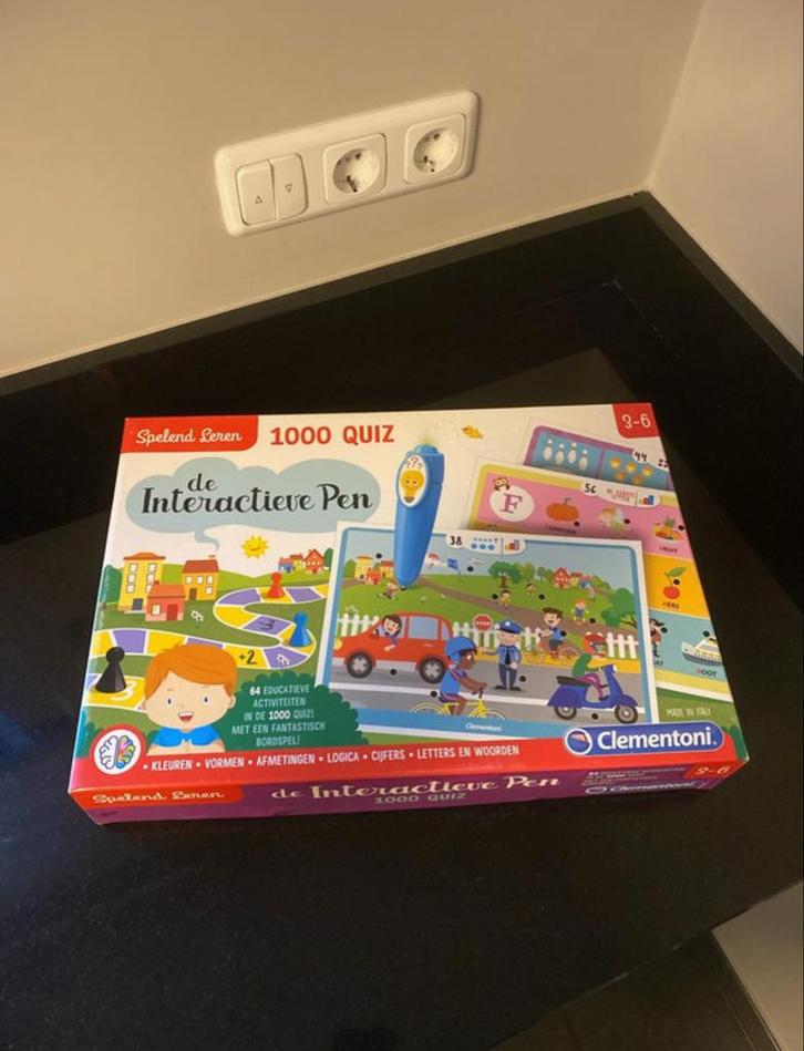 Interactieve Quiz Pen Clementoni, Kinderen en Baby's, Speelgoed | Educatief en Creatief, Nieuw, Taal en Lezen, Met geluid, Ophalen of Verzenden