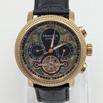 Heritor Aura automatisch horloge goudkleurig groen - Zgan, Sieraden, Tassen en Uiterlijk, Horloges | Heren, Ruilrijk, Zo goed als nieuw