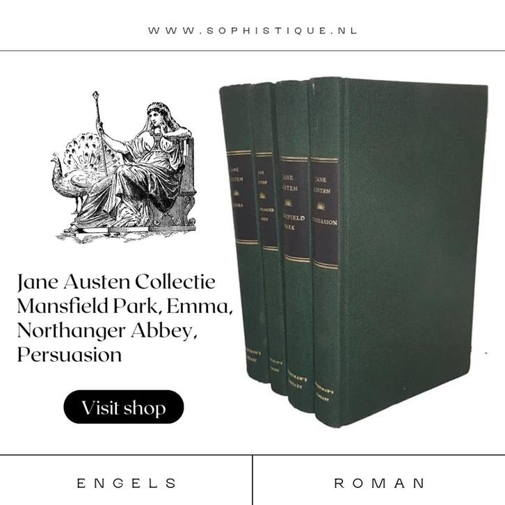 Jane Austen Collectie | Mansfield Park, Emma en anderen, Boeken, Literatuur, Zo goed als nieuw, Ophalen of Verzenden