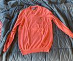 V-hals trui - Lyle & Scott - maat M - koraalrood, Overige kleuren, Maat 48/50 (M), Ophalen of Verzenden, Zo goed als nieuw