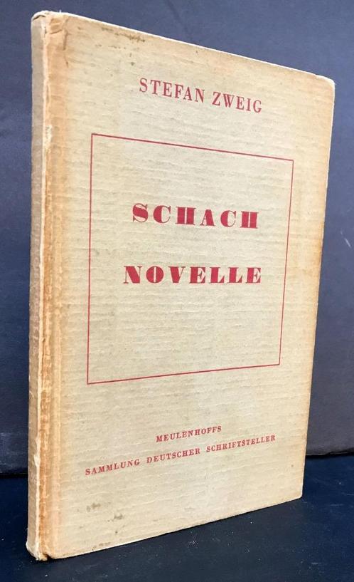 Zweig, Stefan - Schachnovelle (1954), Boeken, Literatuur, Zo goed als nieuw, Ophalen of Verzenden