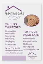Flexitime home care., Diensten en Vakmensen, Thuiszorg en Kraamhulp, Komt aan huis, Gehandicaptenzorg