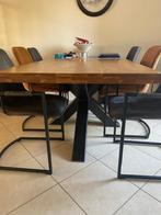Tafel met spinpoot, Huis en Inrichting, Tafels | Eettafels, Ophalen, Eikenhout, 200 cm of meer, 50 tot 100 cm