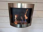 Sfeerhaard / wandhaard op bio ethanol of brandgel, Huis en Inrichting, Haarden, Ophalen of Verzenden, Zo goed als nieuw, Hangende haard