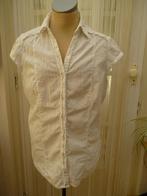 Miss Etam witte katoenen blouse maat 48, Wit, Maat 46/48 (XL) of groter, Ophalen of Verzenden, Miss Etam