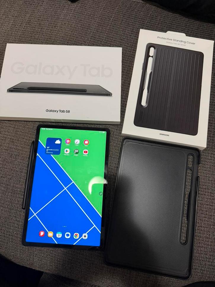 Samsung Galaxy Tab S8 11” 128GB WiFi, Computers en Software, Android Tablets, Zo goed als nieuw, Wi-Fi, 11 inch, 128 GB, Uitbreidbaar geheugen