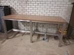 Bartafel met RVS onderstel - 235x100x100, Huis en Inrichting, Tafels | Eettafels, Ophalen