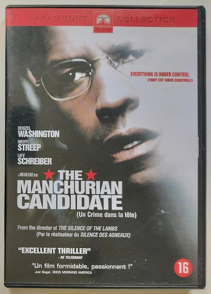 The Manchurian Candidate (2004), Cd's en Dvd's, Dvd's | Thrillers en Misdaad, Zo goed als nieuw, Overige genres, Vanaf 16 jaar