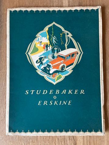 1928 Studebaker en Erskine Nederlandstalige brochure beschikbaar voor biedingen