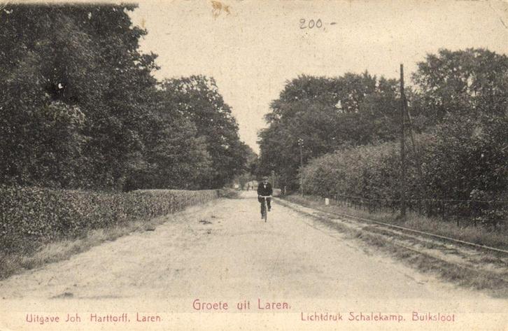 Groete uit Laren - Harttorff Schalekamp - ongelopen, Verzamelen, Ansichtkaarten | Nederland, Ongelopen, Noord-Holland, Voor 1920