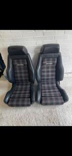 Recaro stoelen half leer met rode gti ruitjes, Auto-onderdelen, Interieur en Bekleding, Ophalen, Gereviseerd, Overige automerken