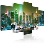 678 New York Skyline 5 Luik Canvas Schilderij 200x100cm XXL, Ophalen of Verzenden