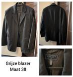 Prizzi Grijze Blazer - Maat 38, Maat 38/40 (M), Ophalen of Verzenden, Jasje, Grijs