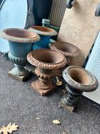 Antiek Bloempoten 2 x 34cm 2 x 24cm  4 stuk voor €150, Ophalen of Verzenden