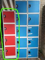 Ceha Cube locker OKK 40 - 4 red lockers with plinth, Huis en Inrichting, Ophalen, Zo goed als nieuw, Ceha OKK 40