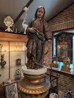 Antiek houten beeld 18 eeuw 65 cm hoog. €395., Antiek en Kunst, Ophalen
