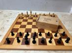 Homas dambord schaakbord 50 cm compleet, Ophalen of Verzenden, Gebruikt