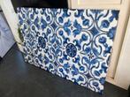 Delfts Blauw Canvas Schilderij, Antiek en Kunst, Antiek | Wandborden en Tegels, Ophalen