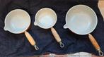 Steelpannen van Le Creuset, Huis en Inrichting, Keuken | Potten en Pannen, Ophalen of Verzenden, Zo goed als nieuw, Overige materialen