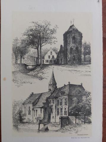 17 / Schierstins em Wiada State foto litho uit 1887 beschikbaar voor biedingen
