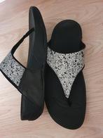 Zwart zilver Fitflop slippers teenslippers maat 39, Slippers, Zwart, Nieuw, Ophalen of Verzenden