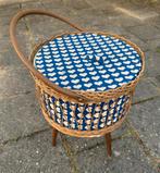 Vintage naaimand, Huis en Inrichting, Gebruikt, Mand, Rond, Ophalen of Verzenden