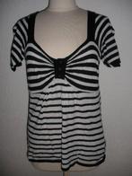 S'NOB t- shirt zwart wit streep maat M - nieuw -, Kleding | Dames, Maat 38/40 (M), Wit, Nieuw, Korte mouw