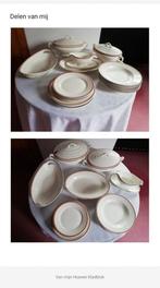 Servies onderdelen van Petrus Regout uit de vorige eeuw., Ophalen