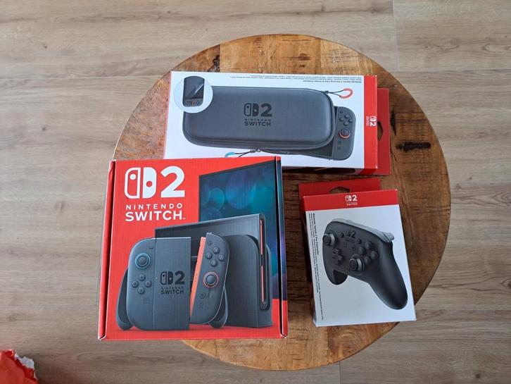Nintendo Switch 2 plus accessoires, Spelcomputers en Games, Spelcomputers | Nintendo Switch, Zo goed als nieuw, Switch Original