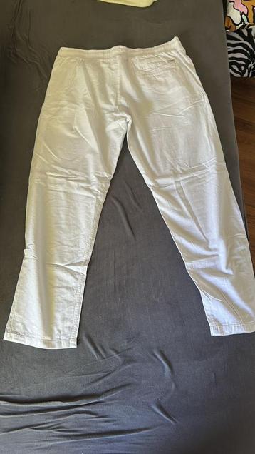 Witte linnen broek maat xL z.g.a.n. jack & jones beschikbaar voor biedingen