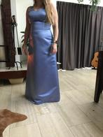 Maxi gala jurk maat 38/40, Galajurk, Blauw, Zo goed als nieuw, Bill Levkoff