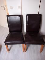 2 Eetkamer stoelen Henriksdal, Ophalen, Gebruikt, Bruin, Twee