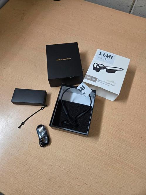 Bone conduction koptelefoon – KEMI X20, NIEUW!, Sieraden, Tassen en Uiterlijk, Sporthorloges, Nieuw, Android, Zwart, Ophalen of Verzenden