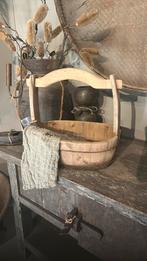 Ovale Houten olijfbak met handvat, Ophalen of Verzenden