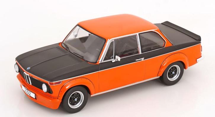 BMW 2002 Turbo 1973, Oranje, 1/18, MCG, Hobby en Vrije tijd, Modelauto's | 1:18, Nieuw, Overige merken, Ophalen of Verzenden