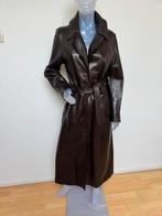 Vent Couvert donker bruine leren mantel - 3 / 38, Maat 38/40 (M), Bruin, Verzenden, Vent Couvert
