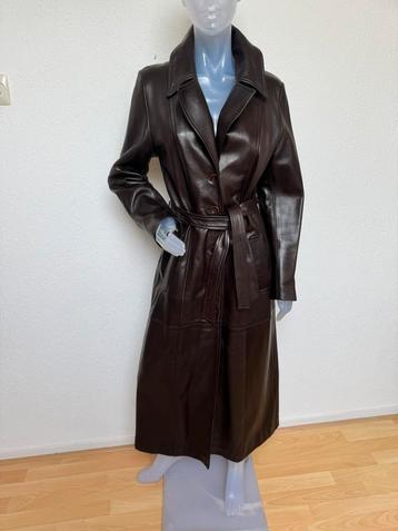 Vent Couvert donker bruine leren mantel - 3 / 38 beschikbaar voor biedingen