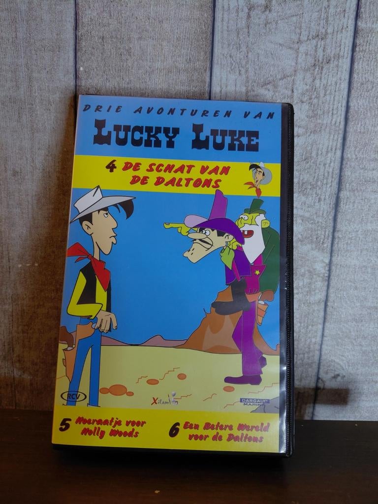 Lucky Luke - De Schat van De Daltons NIEUW IN FOLIE VHS, Cd's en Dvd's, VHS | Kinderen en Jeugd, Tekenfilm, Alle leeftijden, Ophalen of Verzenden