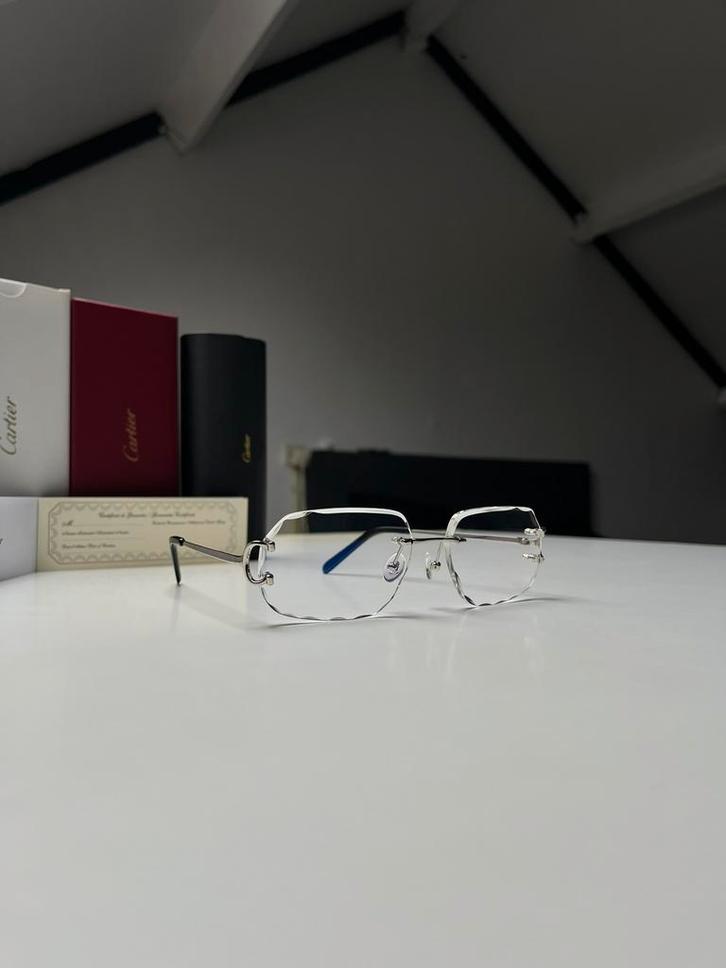 Cartier bril daimond cut glasses, Sieraden, Tassen en Uiterlijk, Zonnebrillen en Brillen | Heren, Nieuw, Bril, Ophalen of Verzenden