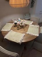 Tafel rond Mango hout, Huis en Inrichting, Tafels | Eettafels, Ophalen, 100 tot 150 cm, Rond, Zo goed als nieuw