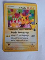 Pokemon TCG Pikachu Birthday Suprise, Hobby en Vrije tijd, Verzamelkaartspellen | Pokémon, Ophalen of Verzenden, Gebruikt, Losse kaart