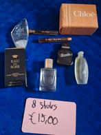 8 stuks mini parfums, Verzamelen, Parfumverzamelingen, Ophalen, Zo goed als nieuw, Miniatuur