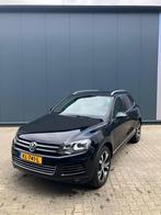 Volkswagen Touareg 3.0 V6 TDI 180KW BMT 4M AUT 2013 Zwart, Auto's, Automaat, Beige, Zwart, Bedrijf