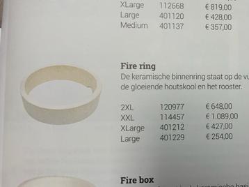 Big Green Egg Large Fire Ring - Nieuw in doos! beschikbaar voor biedingen