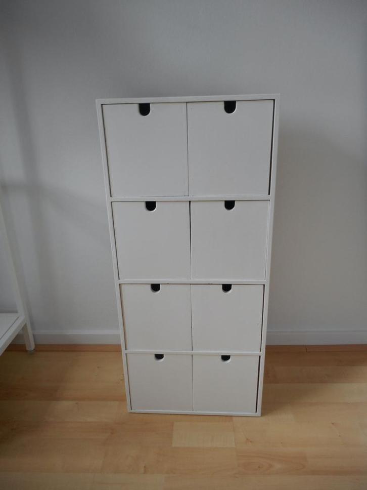 Ikea kast Moppe met 8 laden, Huis en Inrichting, Kasten | Ladekasten, Gebruikt, Minder dan 100 cm, 50 tot 100 cm, 25 tot 50 cm