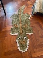 Vloerkleed Kidsdepot Chris Croco 80 x 200 cm, Zo goed als nieuw, 150 tot 200 cm, Overige vormen, Groen