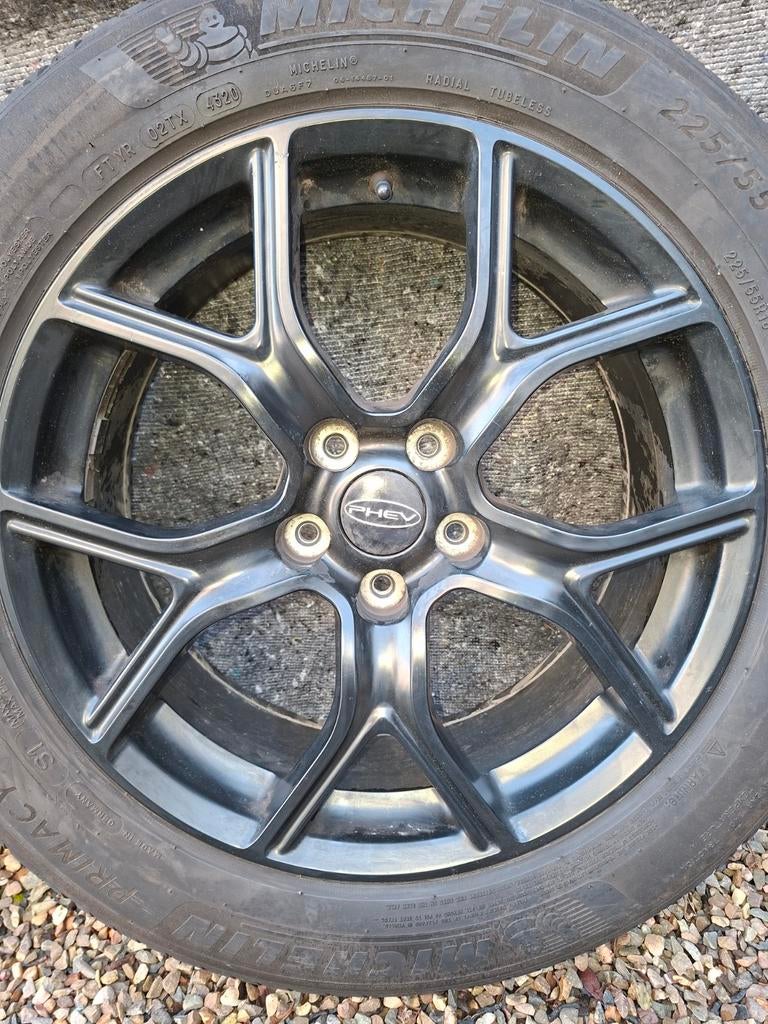 Pehv velgen met Michelin banden 18 inch, Auto-onderdelen, Banden en Velgen, Banden en Velgen, Zomerbanden, 18 inch, 225 mm, Personenwagen
